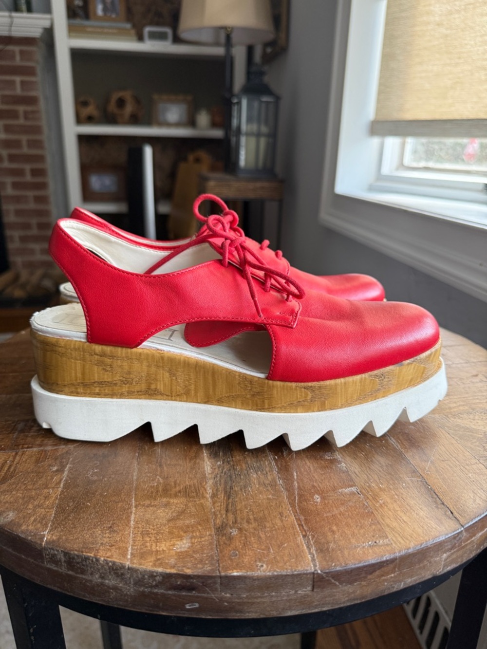 Cult Gaia Lace Platform Slingback Oxfords 39/9
